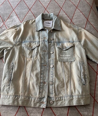 s Beden mavi Renk Oversize kot ceket