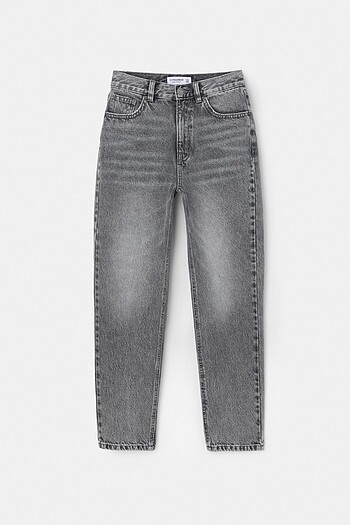 38 Beden gri Renk Mom jean