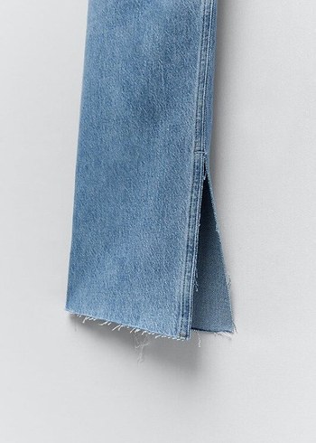 Paçası yırtmaç detaylı jean - Görsel 7