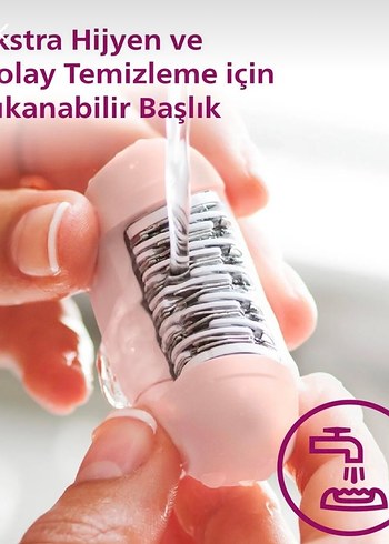 Philips Satinelle Essential Epilatör Pembe Işıklı - Görsel 7