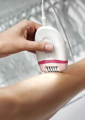 Philips Satinelle Essential Epilatör Pembe Işıklı - Görsel 2