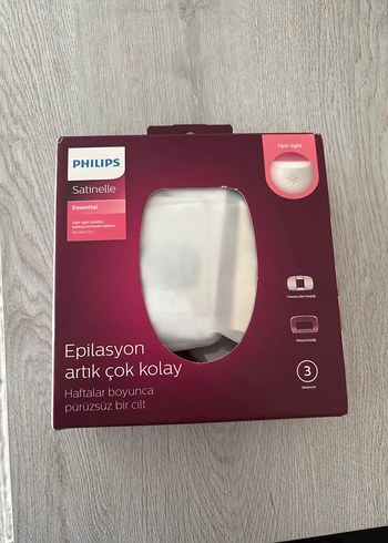 Philips Satinelle Essential Epilatör Pembe Işıklı - Görsel 8