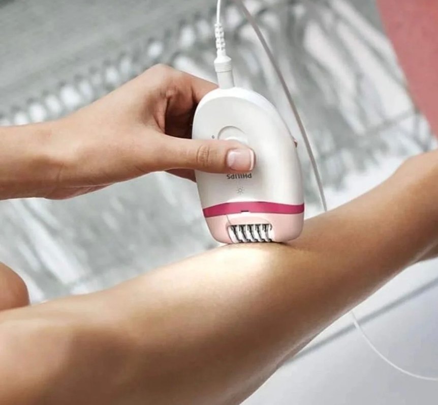 Philips Satinelle Essential Epilatör Pembe Işıklı - Görsel 2