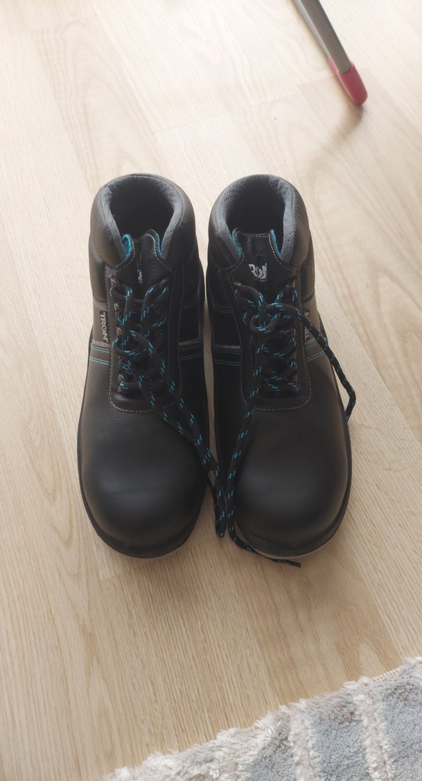 Siyah Bağcıklı Erkek Kauçuk Bot - Görsel 2