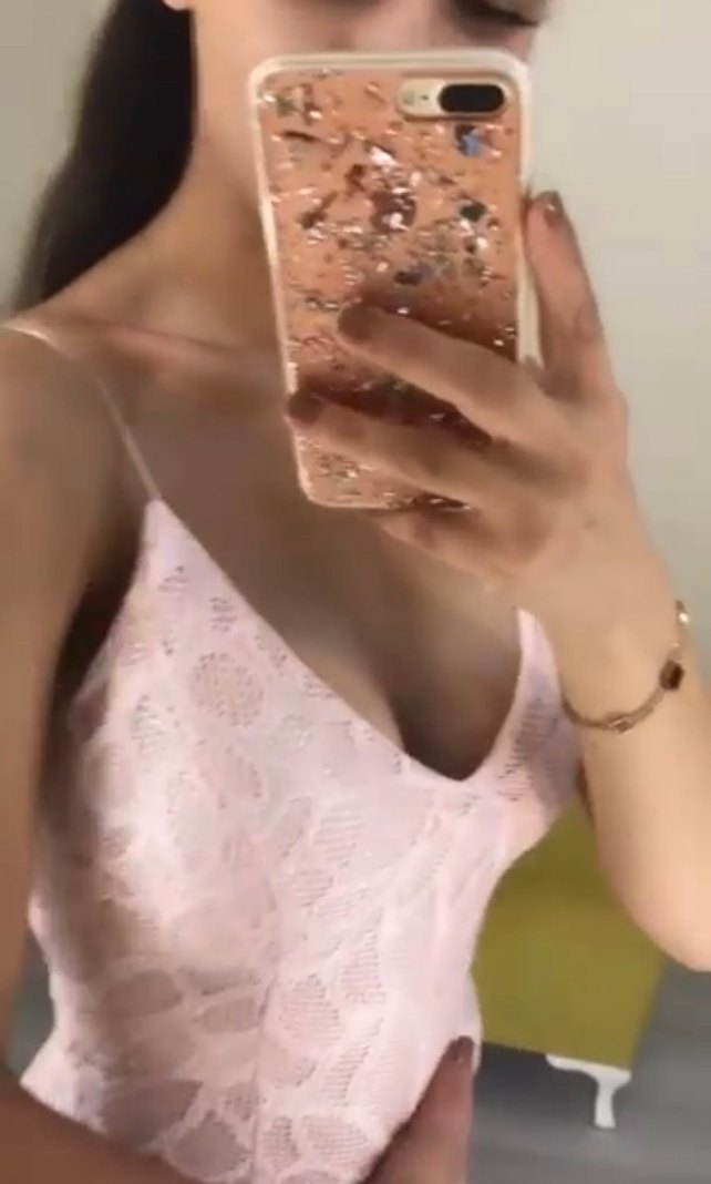 Pembe Dantel Detaylı Elbise - Görsel 2