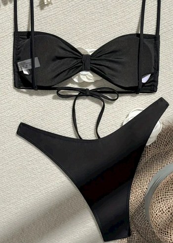 Shein 3D Çiçk Detaylı Mini Bikini Takımı - Görsel 4