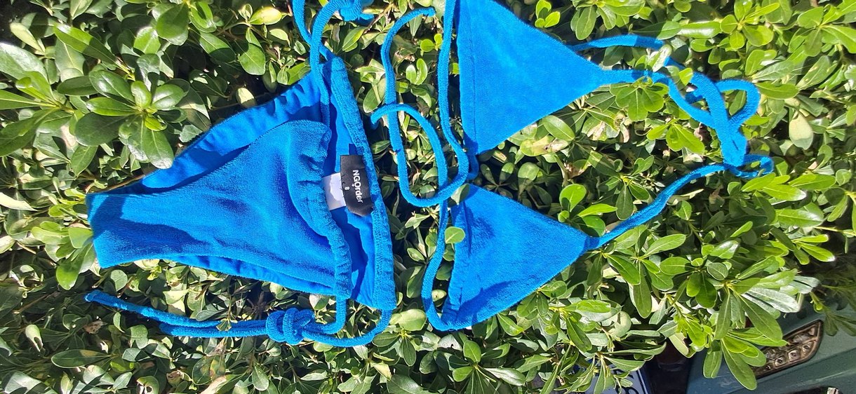 NG Order Mavi Bağcıklı Mini Bikini Takımı - Görsel 4