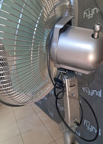 Gri Metal Gövde Masaüstü Vantilatör - Görsel 3