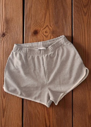 Topshop Gri Basic Mini Şort