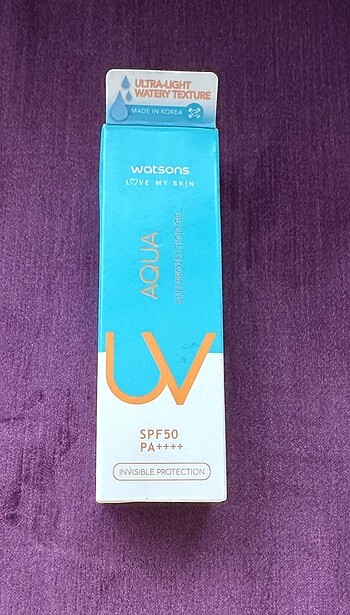WATSONS AQUA SUN PROTECTION GEL
