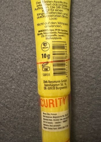 Sarı Renkli Styler Glue Gel Kaş Maskarası - Görsel 2