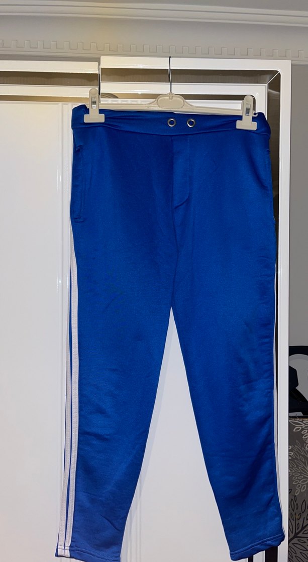 Kemerli Lacivert Erkek Eşofman Altı - Görsel 2