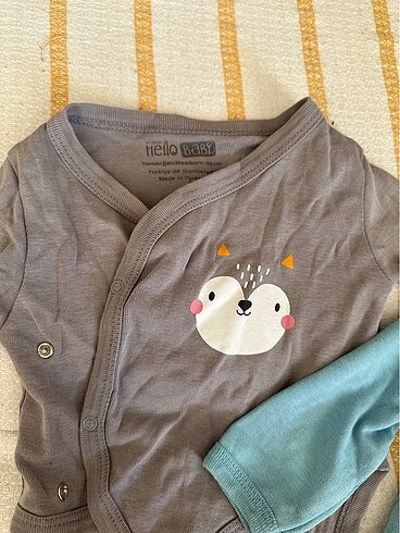 HelloBaby Yenidoğan body-Zıbın 2 li