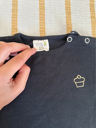 3-6 Ay Beden Siyah tshirt
