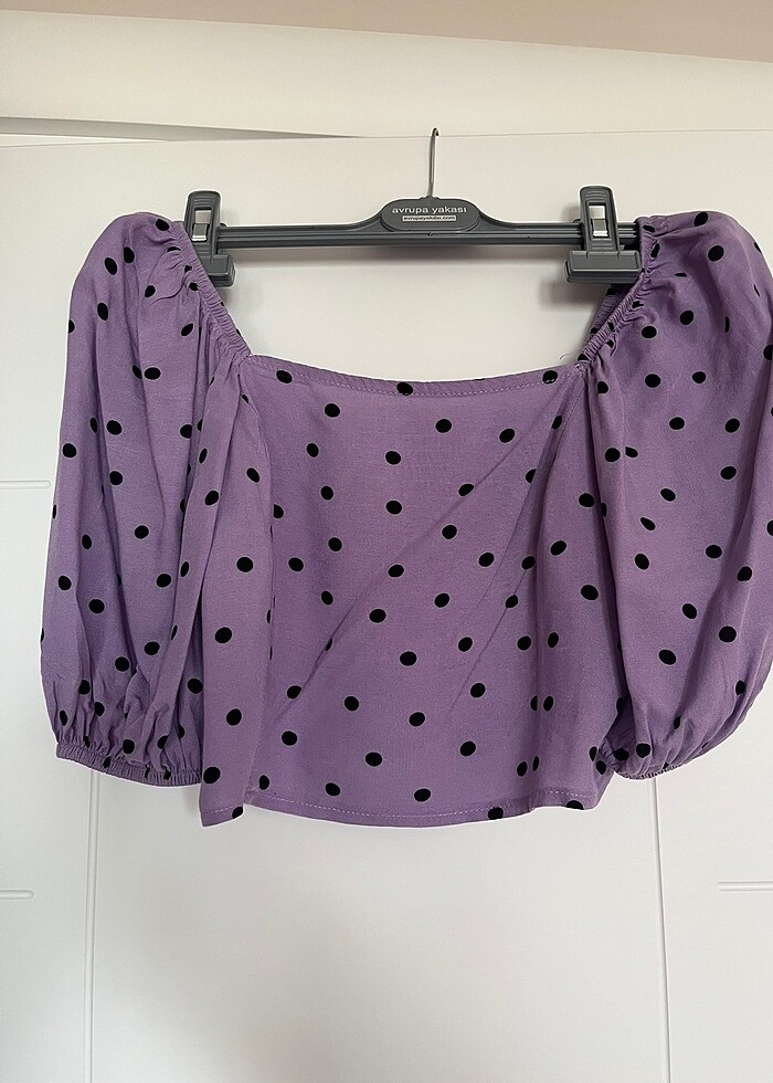 Puantiyeli Trendyol Bluz Etek Takım - Görsel 2