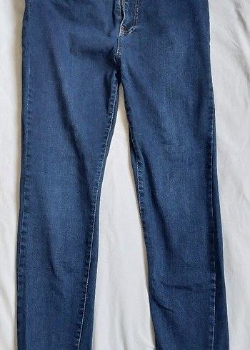 32 Beden Lacivert Kadın Denim Pantolon