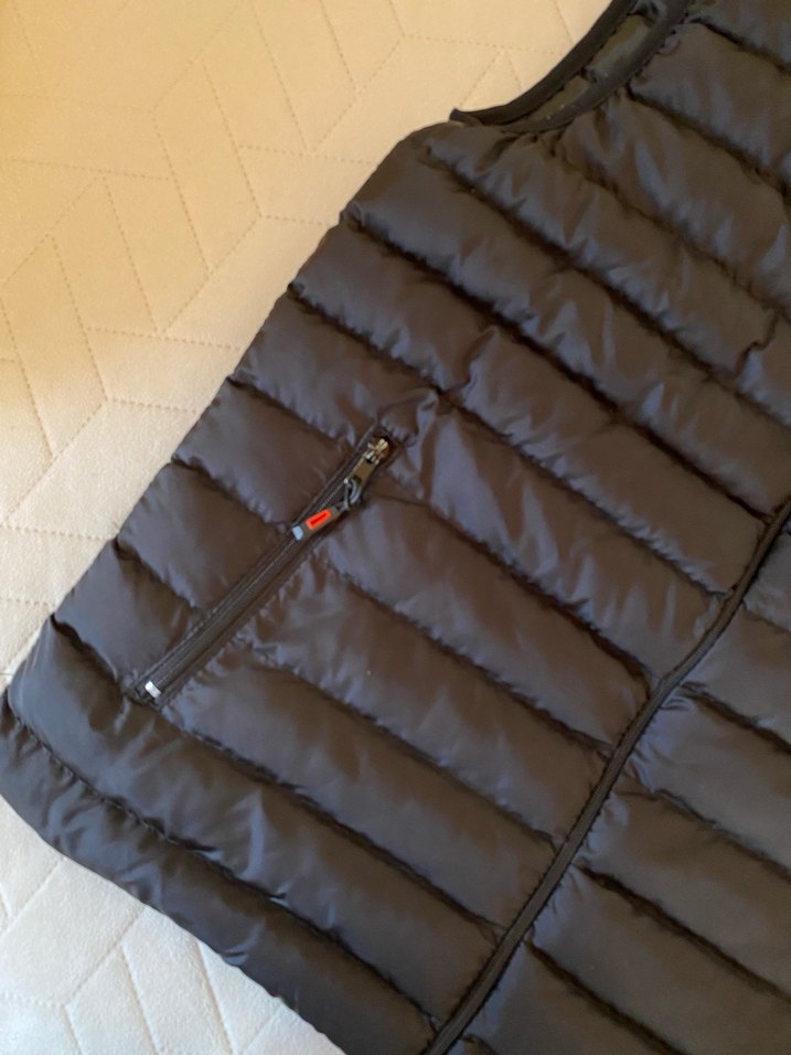 Siyah Erkek Fermuarlı Yelek - Görsel 2