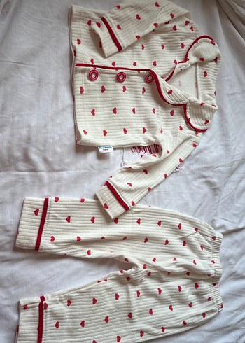 Kız Bebek Düğmeli Hastane Kıyafeti - Görsel 3