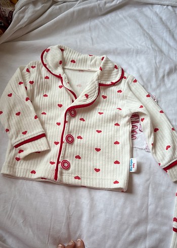 Kız Bebek Düğmeli Hastane Kıyafeti - Görsel 5