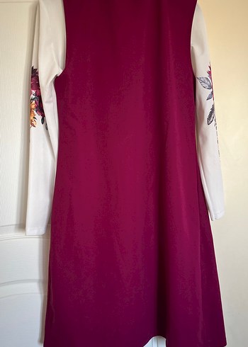 Bordo Bohem Uzun tunik - Görsel 5