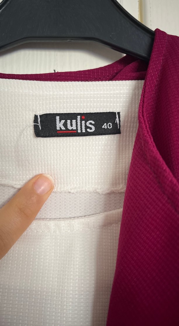 Bordo Bohem Uzun tunik - Görsel 4