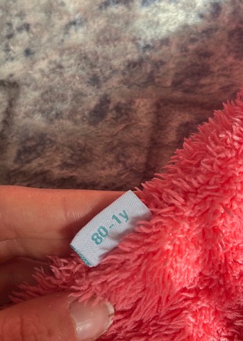 Kapüşonlu Kız Bebek Kırmızı Kürklü Tulum - Görsel 5