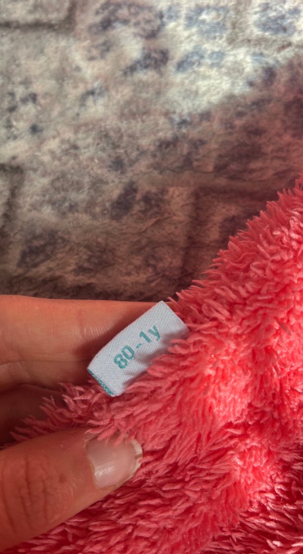 Kapüşonlu Kız Bebek Kırmızı Kürklü Tulum - Görsel 5