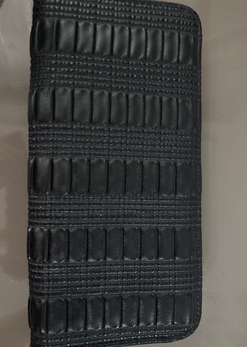 Siyah Nakışlı Deri Gotik Kadın Cüzdanı - Görsel 3