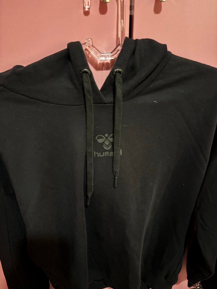 Hummel Siyah Kapüşonlu Kadın Sweatshirt - Görsel 3