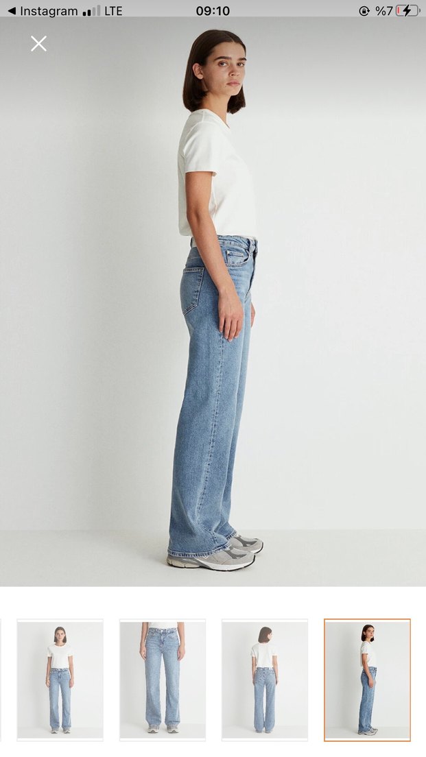 Victoria Premium Puslu Açık Jean Pantolon - Görsel 4