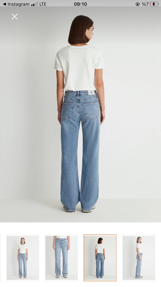 Victoria Premium Puslu Açık Jean Pantolon - Görsel 3