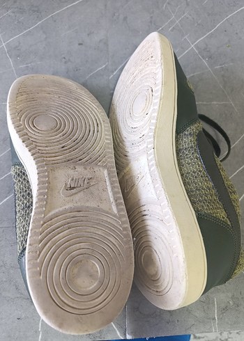 Yeşil Yılan Desenli Bağcıklı Spor Ayakkab -ı 46 numara - Görsel 4