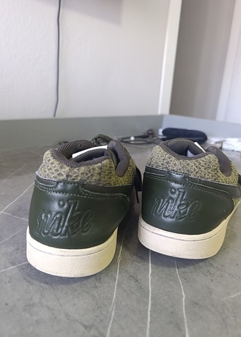 Yeşil Yılan Desenli Bağcıklı Spor Ayakkab -ı 46 numara - Görsel 3