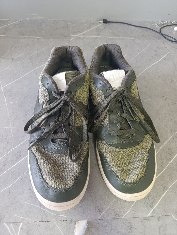 Yeşil Yılan Desenli Bağcıklı Spor Ayakkab -ı 46 numara - Görsel 2