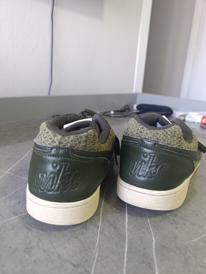 Yeşil Yılan Desenli Bağcıklı Spor Ayakkab -ı 46 numara - Görsel 3