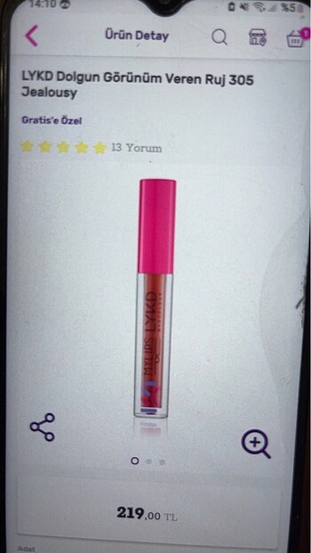 lykd maskara ve gloss
