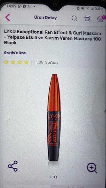Beden lykd maskara ve gloss