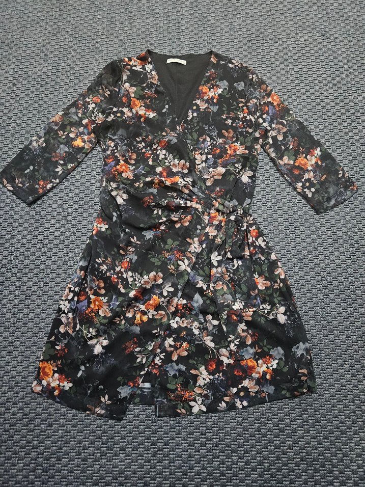 Bohem Çok Renkli Mini Kadın Elbise - Görsel 3