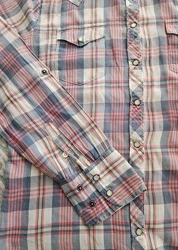 Kadın Pamuklu Kareli Gömlek - Görsel 6