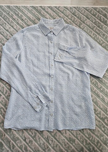 Açık Mavi Kadın Gömlek - Görsel 3