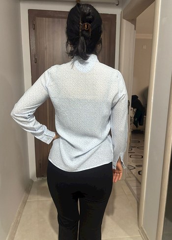 Açık Mavi Kadın Gömlek - Görsel 2