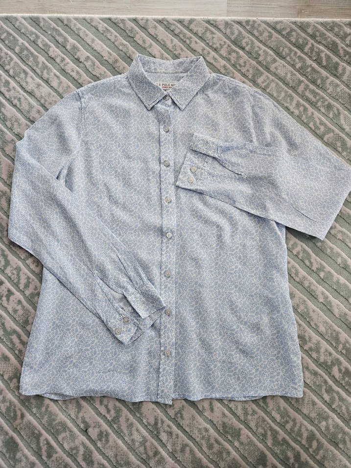 Açık Mavi Kadın Gömlek - Görsel 3