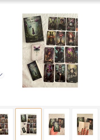 Beden Renk Fairy Realms Oracle - Betuş Peri Tarot destesi Oracle destesi