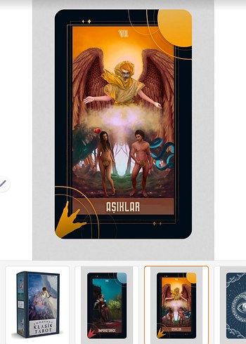  Beden Modern Klasik Tarot Kartları