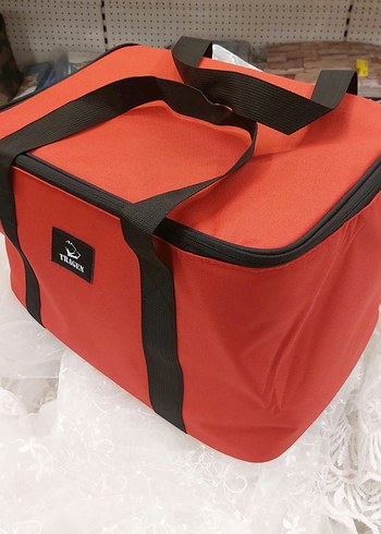 Beden kırmızı Renk Termal Isı Yalıtımlı Piknik Çantası 40 Litre