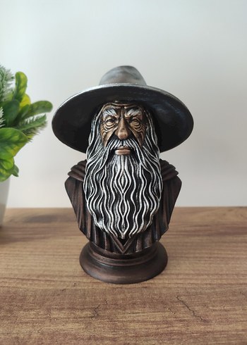 Diğer Gandalf Büst, El Yapımı Dekoratif Biblo