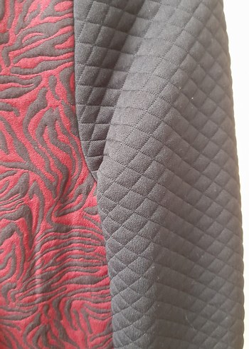 36 Beden Bordo Fermuarlı Kadın Ceket
