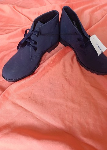 Lacivert Erkek Süet Günlük Bot - Görsel 2