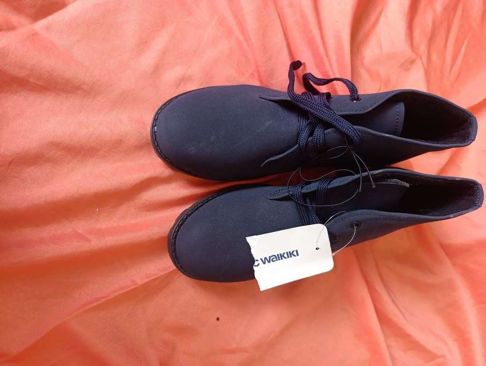 Lacivert Erkek Süet Günlük Bot - Görsel 3