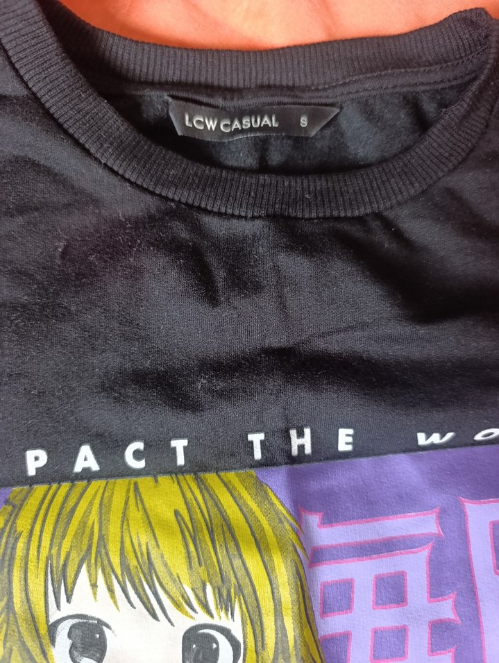 Çok Renkli Uzun Kollu Kız Tişörtü - Görsel 4